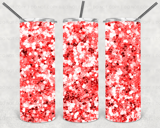 Red glitter | Sublimation transfer