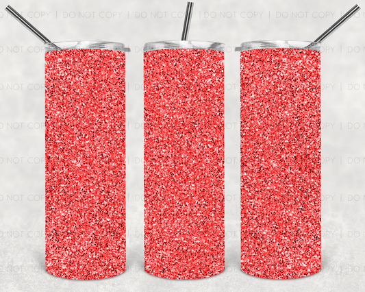 Red glitter | Sublimation transfer