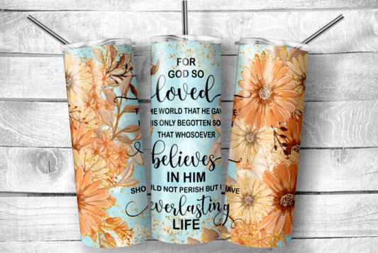 God so loved the world | Sublimation transfer