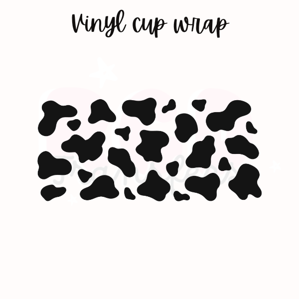 Cow print | 16oz glass can