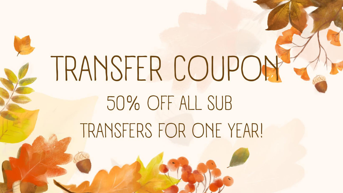 50% off subscription
