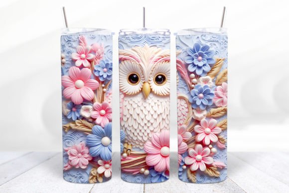 3D owl | Sublimation transfer