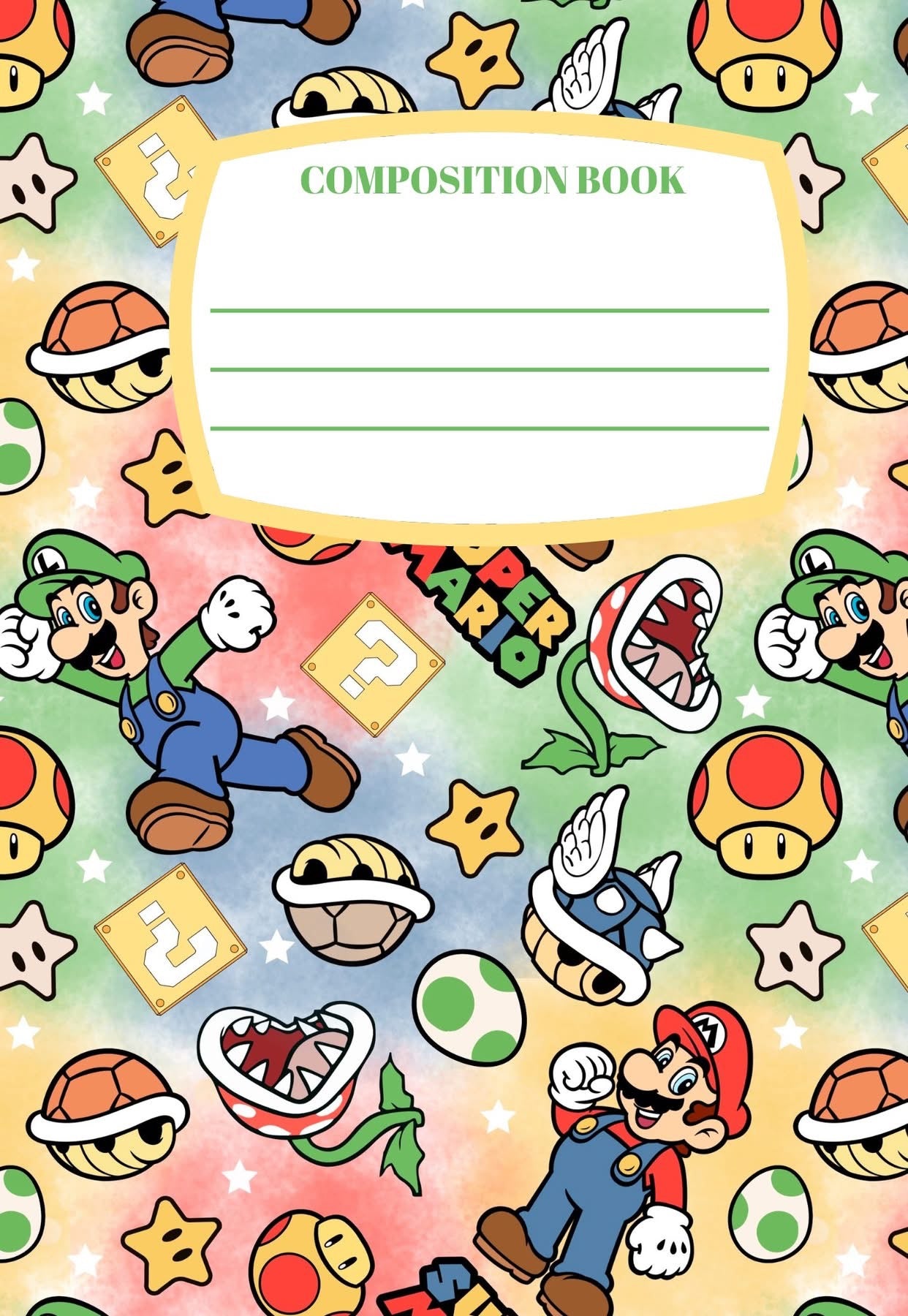 Composition notebook | Finished product