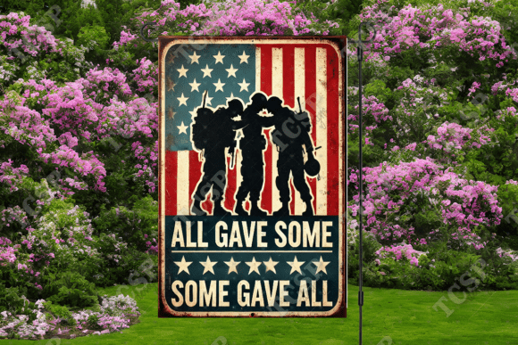 All gave some | Garden flag sublimation transfer