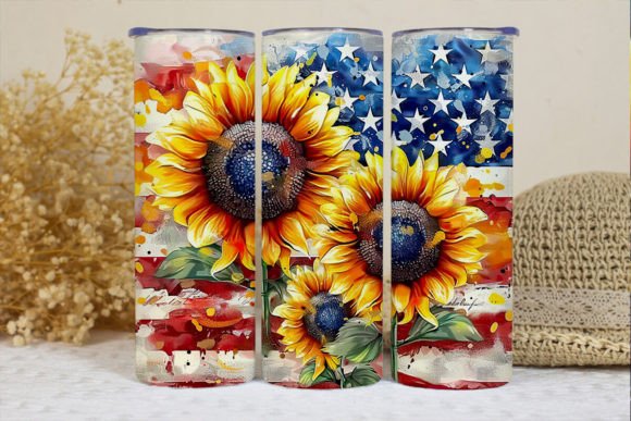 Sunflowers + patriots | Sublimation transfer