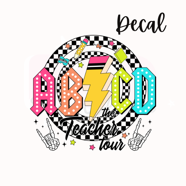 AB/CD teacher tour | Decal