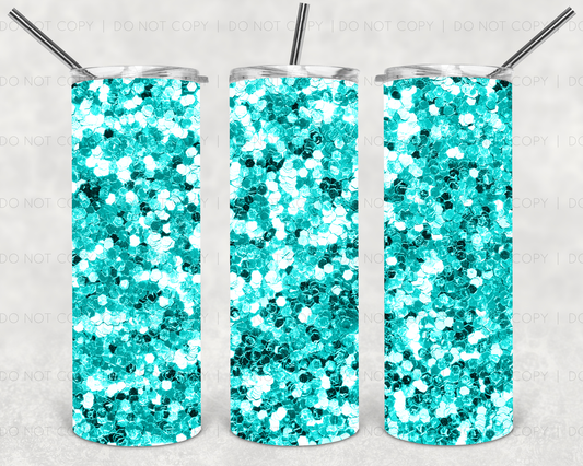 Teal glitter | Sublimation transfer