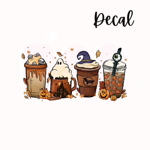 Halloween coffee | Decal