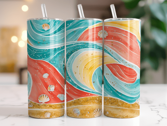 Beach scene | Sublimation transfer