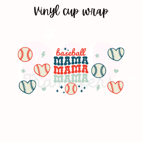 Baseball mama | 16oz glass can