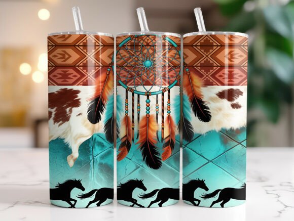 Aztec + cowhide | Sublimation transfer