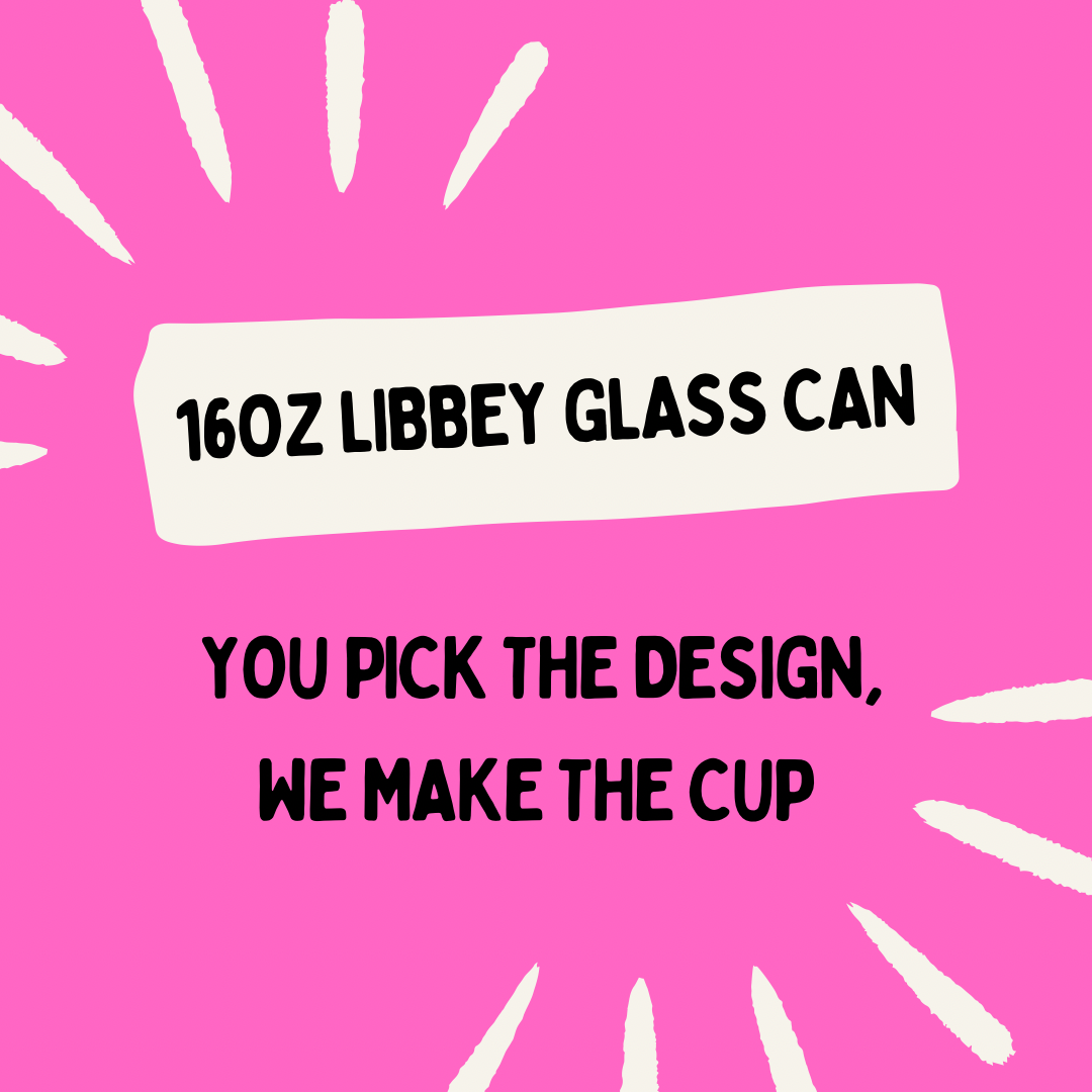 16oz glass can | Finished product