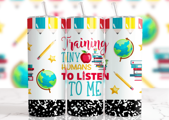 Tiny humans + teacher | Sublimation transfer