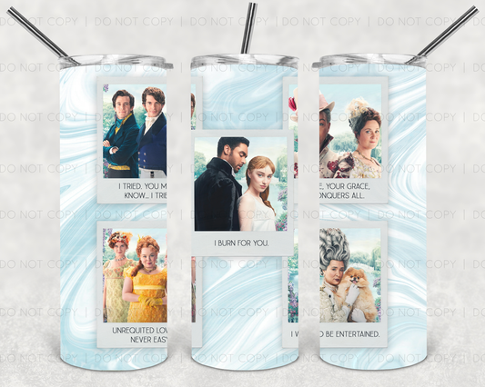 Bridgerton collage | Sublimation transfer