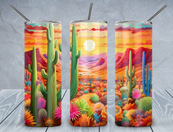 Cactus + desert | Sublimation transfer