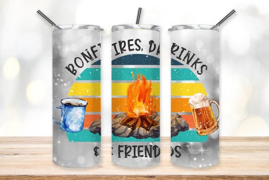 Bonfires, drinks & friends | Sublimation transfer