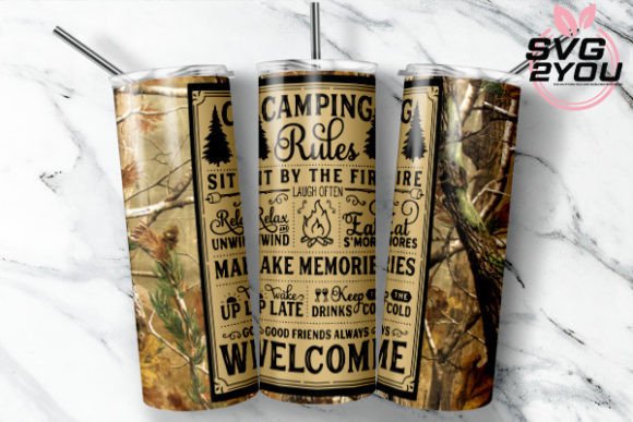 Camping rules | Sublimation transfer