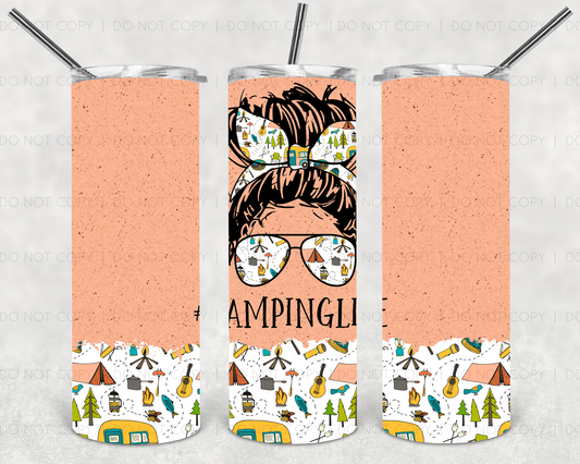 Camping life + bun | Sublimation transfer