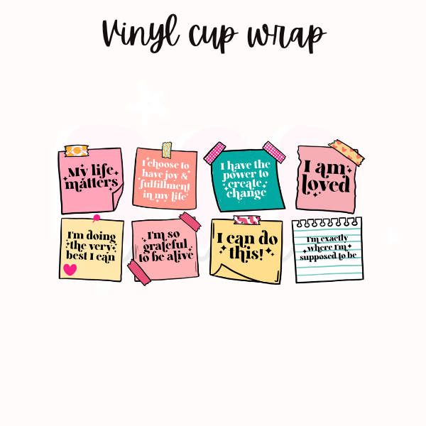 Affirmations | 16oz glass can