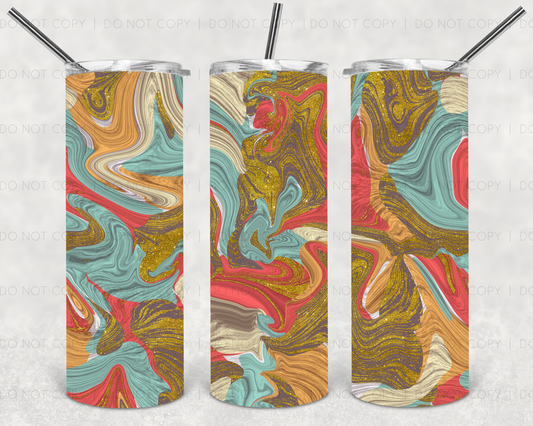 Browns + marble | Sublimation transfer