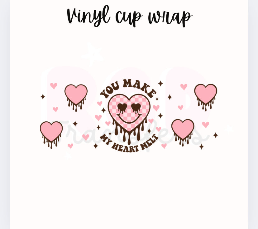 You make my heart melt | 16oz glass can