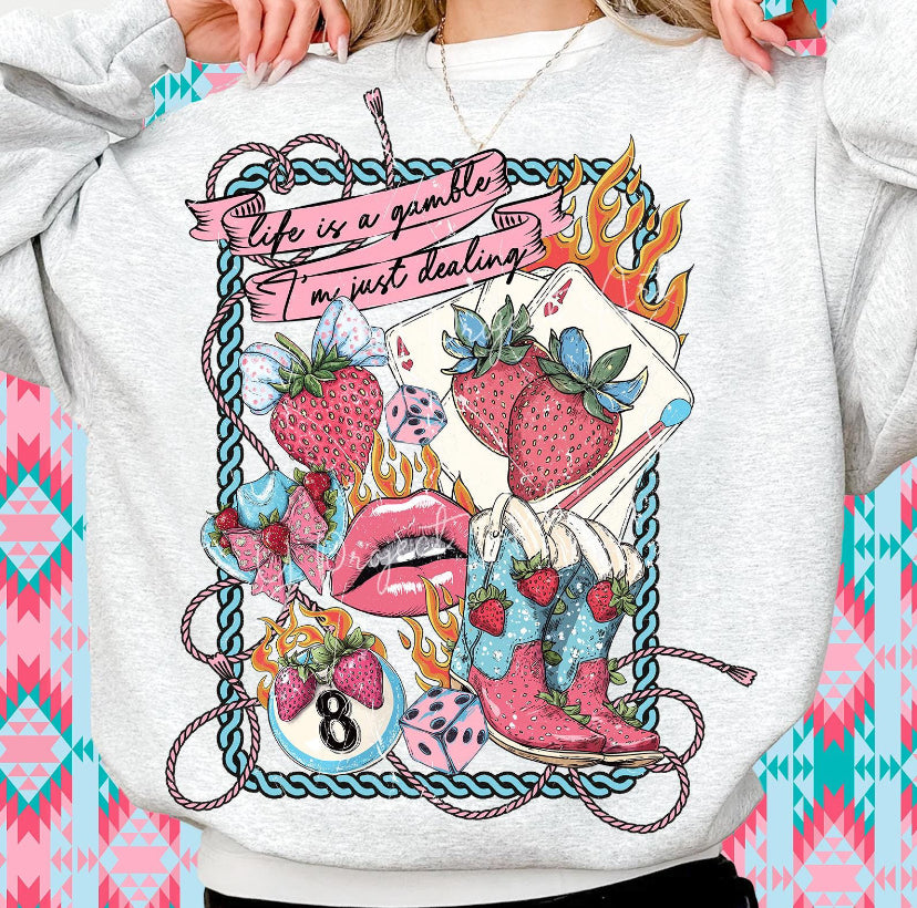 Life is a gamble | Sublimation transfer DCL