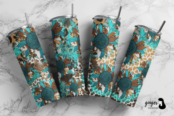 Gemstone sunflowers | Sublimation transfer