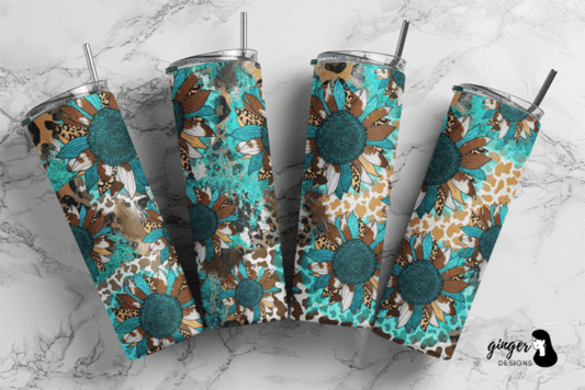 Gemstone sunflowers | Sublimation transfer