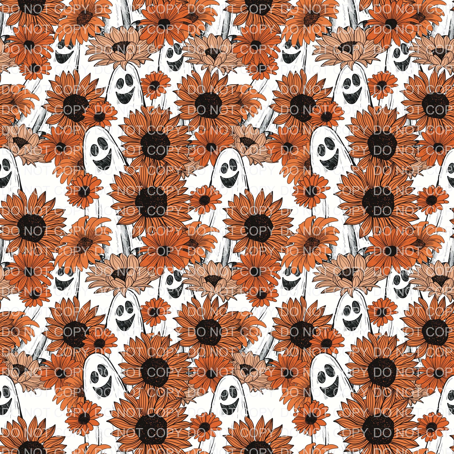 Ghost & flowers | Sublimation transfer