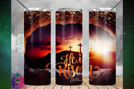 He is risen | Sublimation transfer