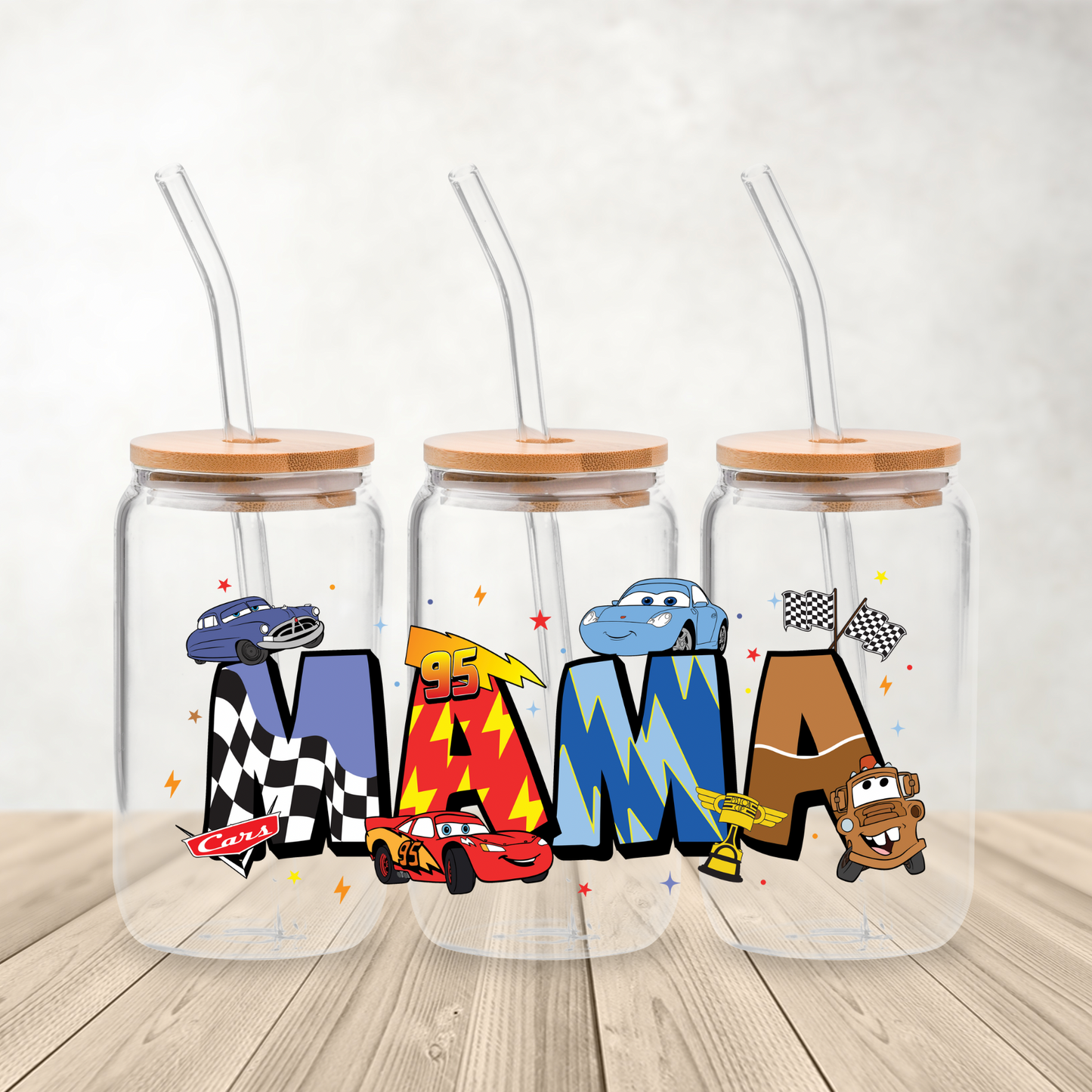 Magical car | 16oz glass can