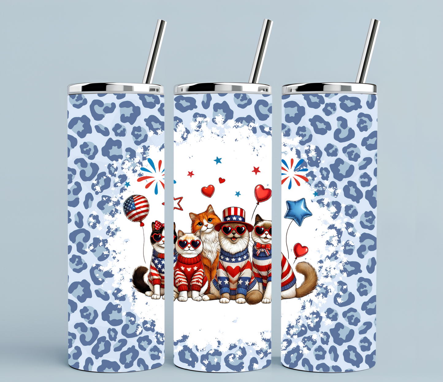 RWB + cats | Sublimation transfer