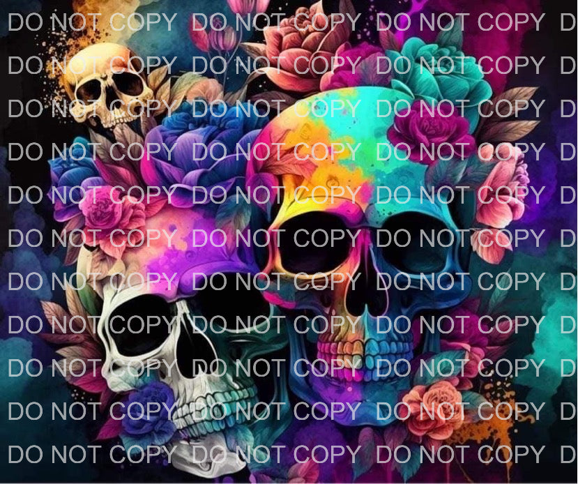 Skulls | Sublimation transfer