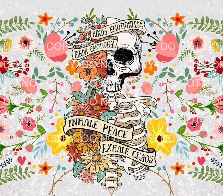 Inhale peace | Sublimation transfer