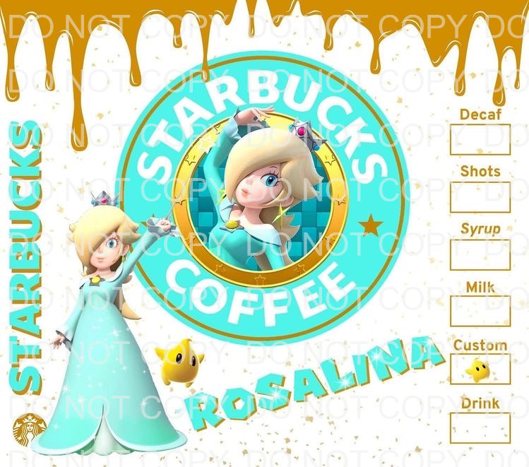 Characters + coffee | Sublimation transfer