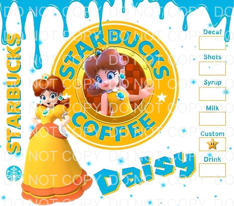 Characters + coffee | Sublimation transfer