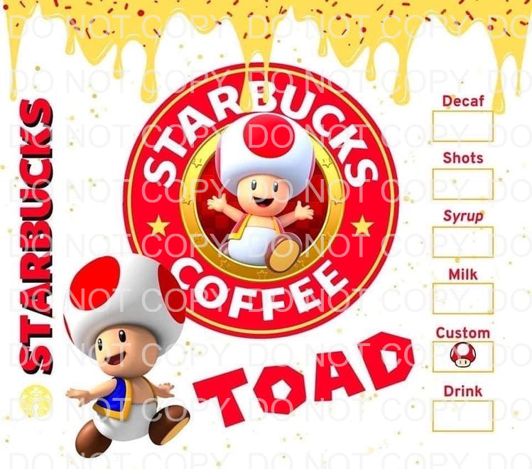Characters + coffee | Sublimation transfer