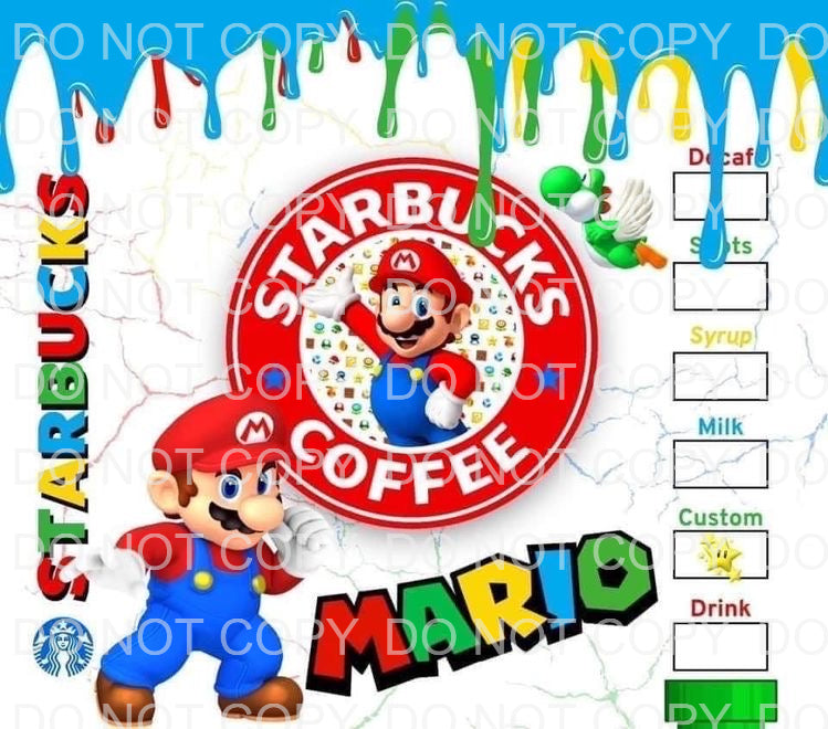 Characters + coffee | Sublimation transfer