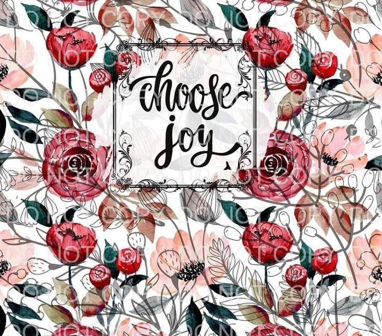 Choose joy | Sublimation transfer