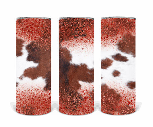 Cowhide + glitter | Sublimation transfer