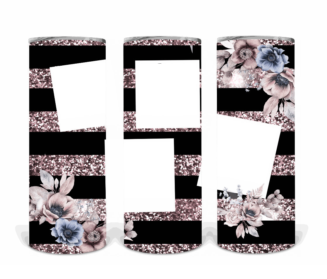 Stripes + floral frames | Sublimation transfer