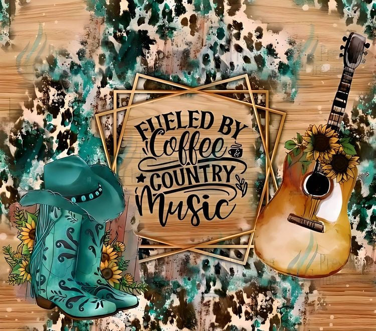 Coffee & country music | Sublimation transfer