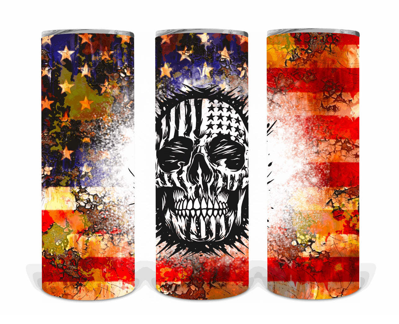 Skull + flag | Sublimation transfer