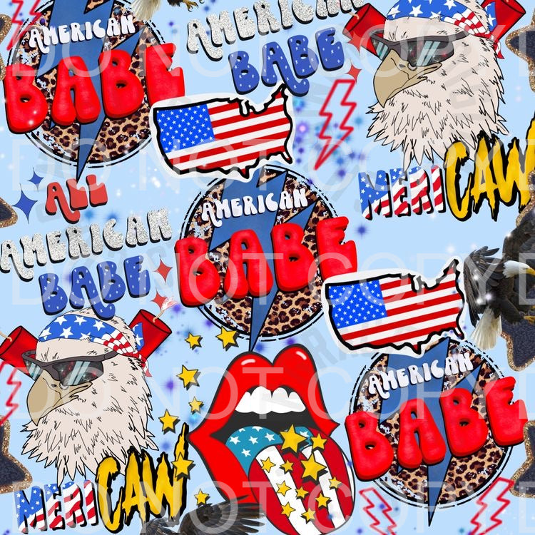 All American babe | Sublimation transfer