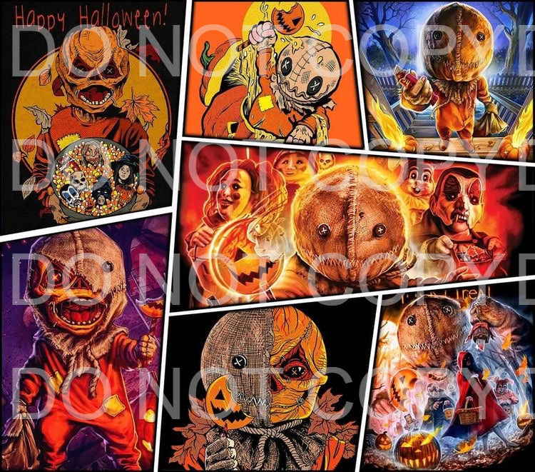 Halloween characters | Sublimation transfer