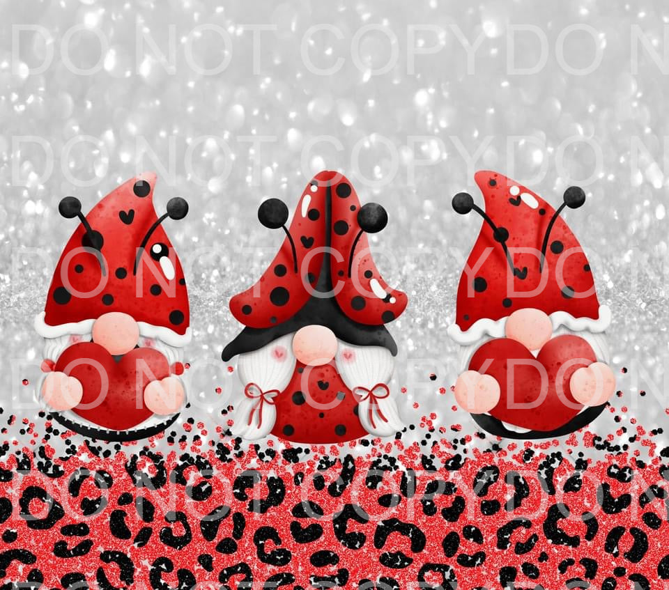 Gnomes + ladybugs | Sublimation transfer