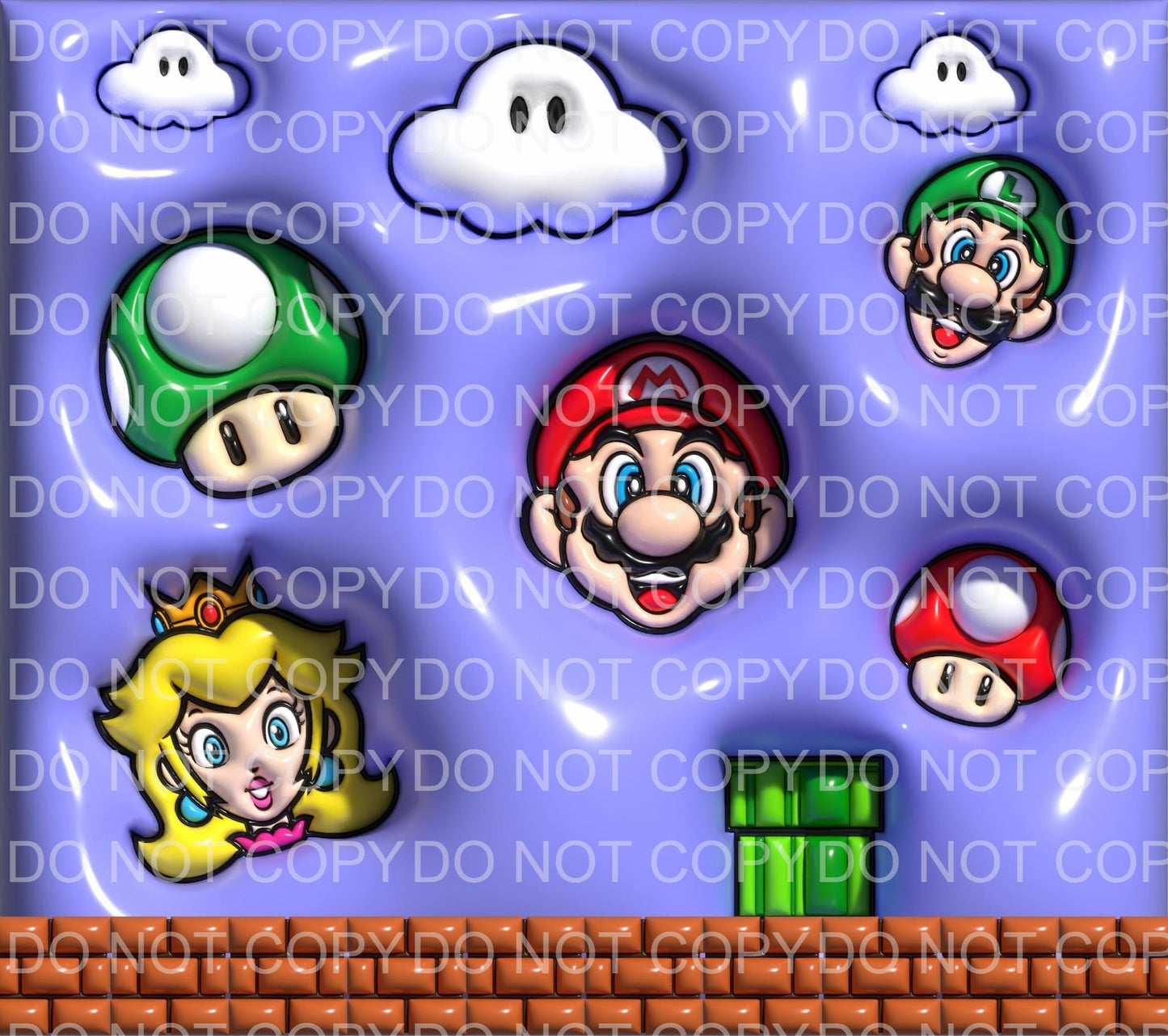 3D Mario | Sublimation transfer