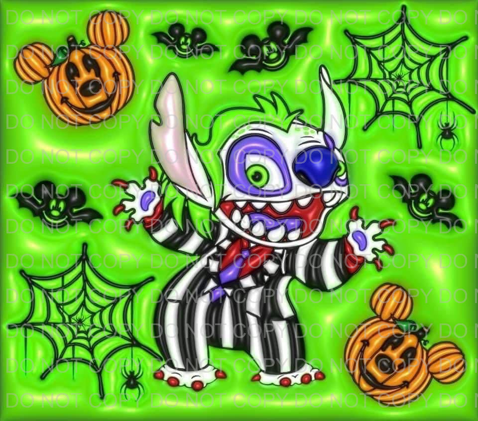 Halloween stitch | Sublimation transfer