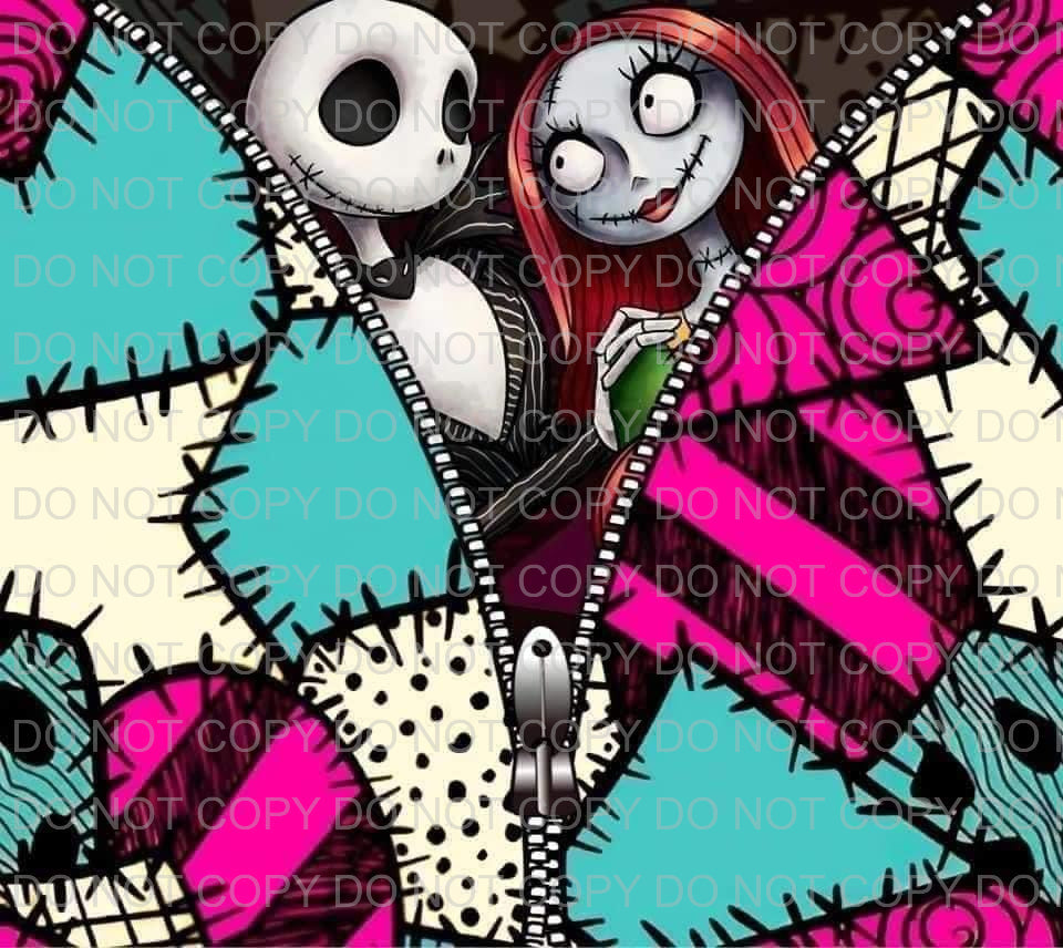 Jack n Sally | Sublimation transfer