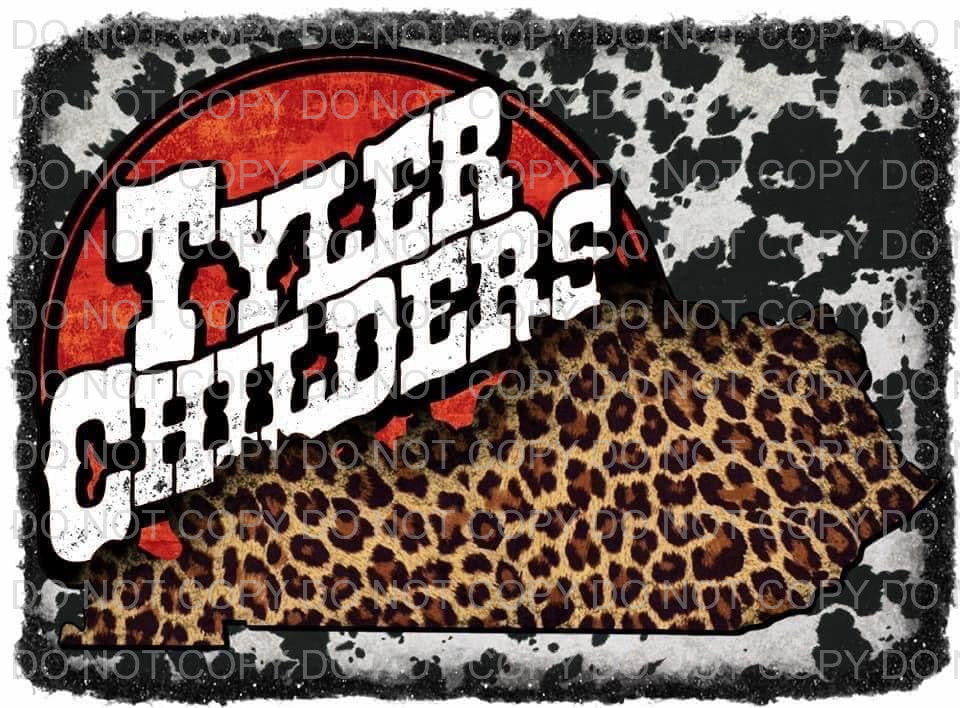 Tyler Childers | Sublimation transfer
